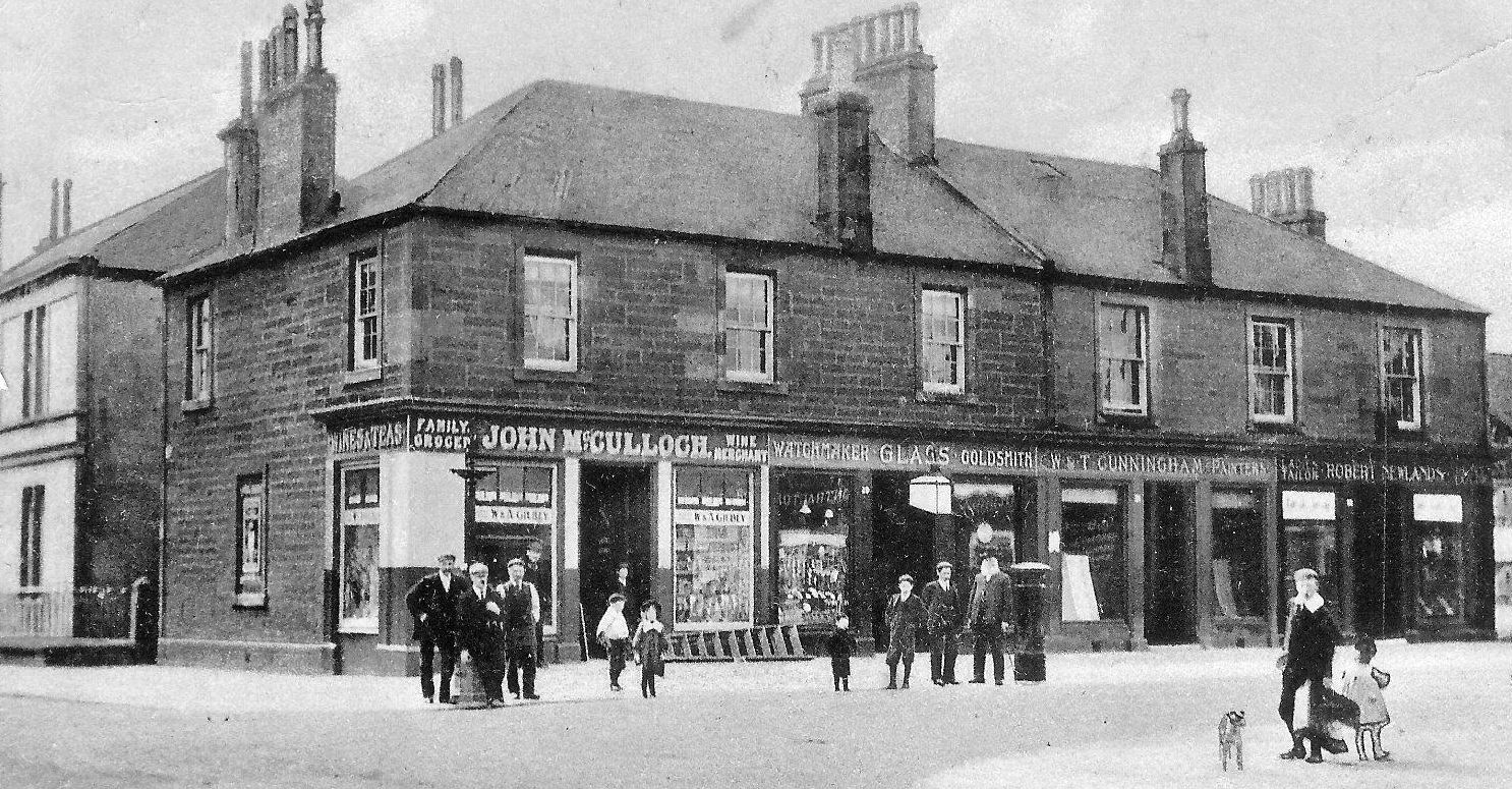 Tour Scotland Old Photograph Uddingston Scotland