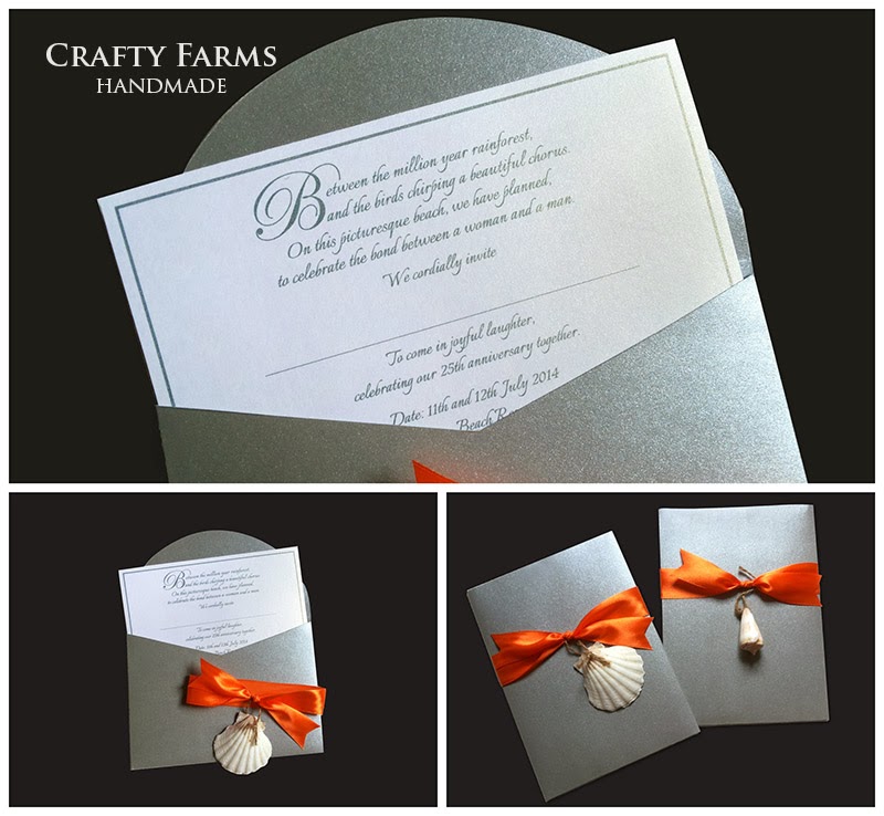  Wedding  Card Malaysia  Crafty Farms Handmade Silver and 