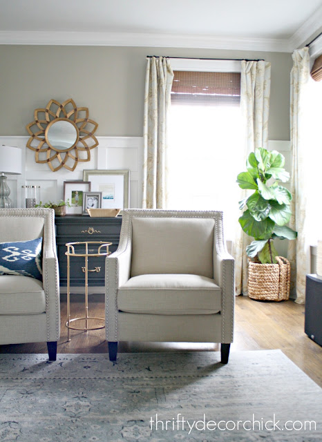 Affordable neutral arm chairs