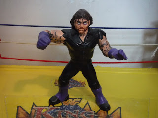 WWF Hasbro CUSTOM Undertaker (purple) action figure