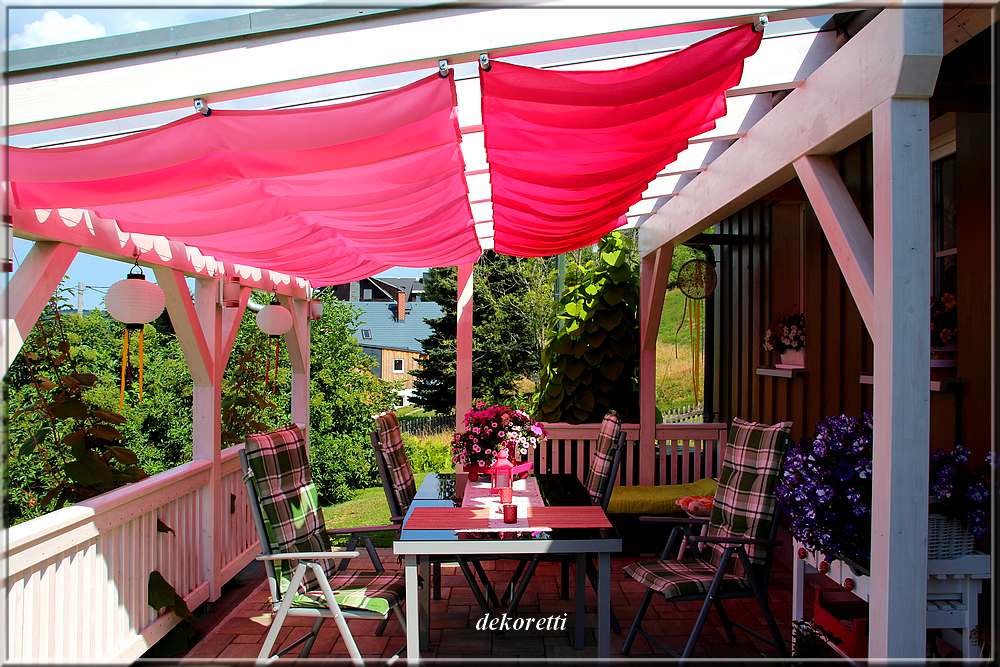 Dekoretti S Welt Ein Zweites Sonnenrollo Für Unsere Veranda