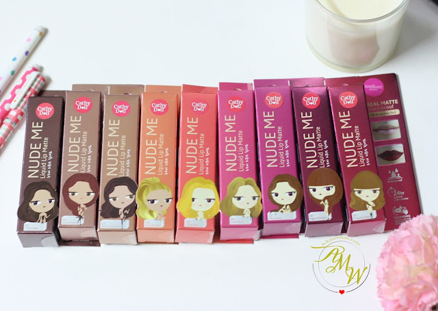 a photo of Cathy Doll Nude Me Liquid Lip Matte Review (ALL 9 Shades)