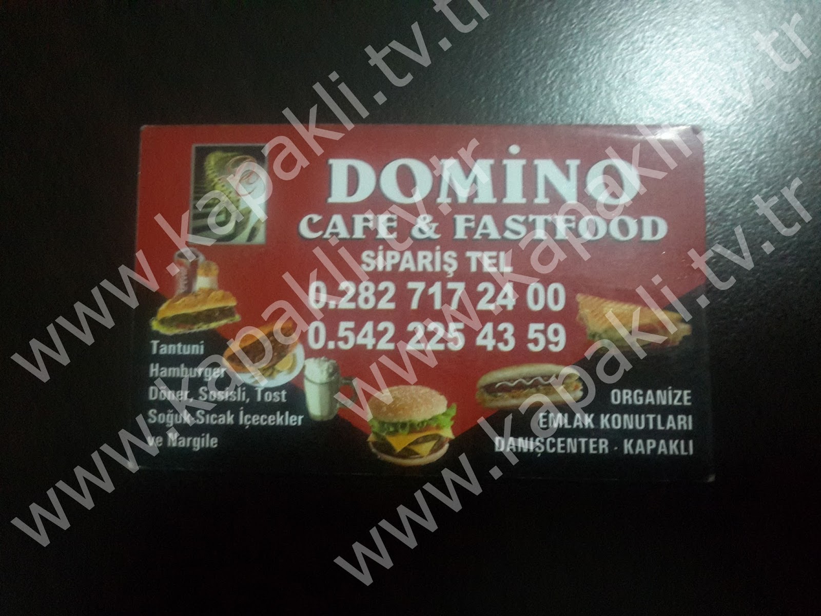 Domino Cafe &amp; Fastfood Kapaklı TV