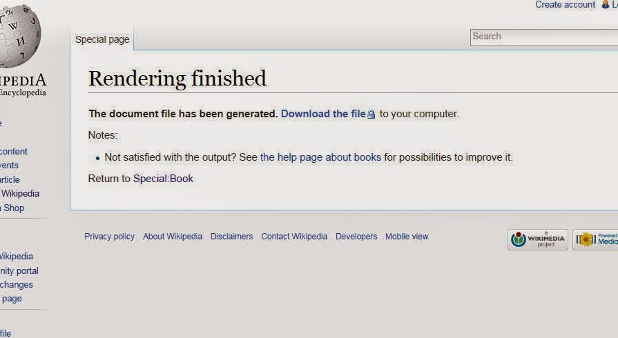 Wikipedia eBook prepare for download Wikipedia eBook prepare for download
