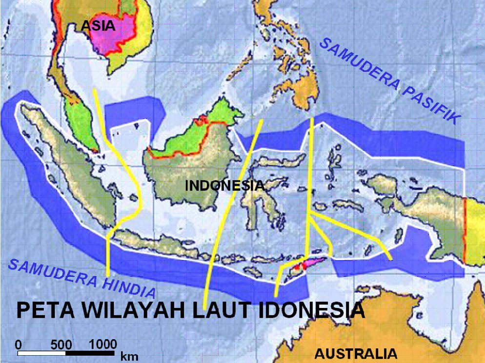 Pembagian Wilayah Laut Indonesia Seputar Dunia Pendidikan