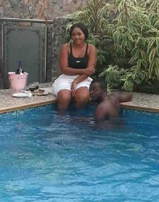 mercy aigbe and yomi gold kissing