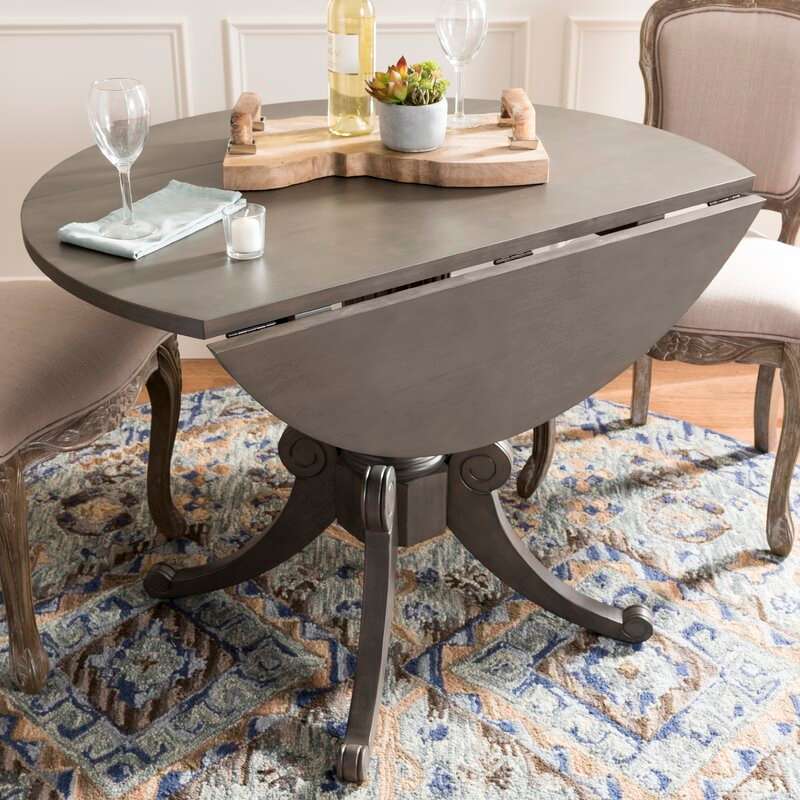 Review Anaya Drop Leaf Solid Wood Dining Table 4 Seat Kitchen & Dining
