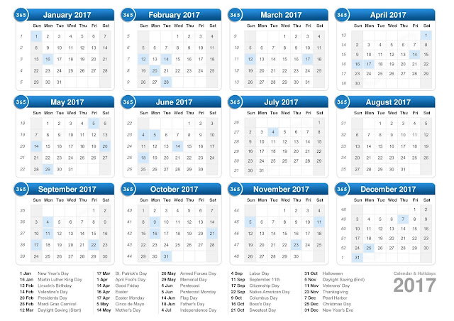 usa calendar 2017, calendar 2017 usa, 2017 us calendar, us calendar, calendar usa