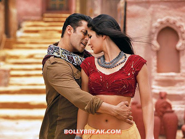 kat with salman - ek tha tiger shot - (2) - katrina kaif on the sets 