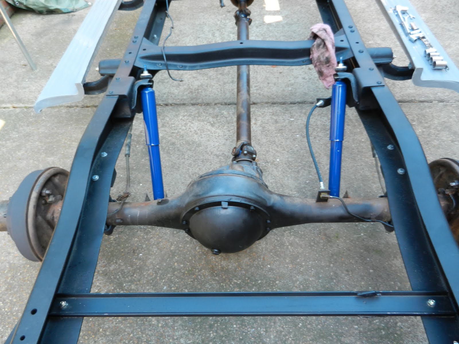 1954 Chevy Truck EV Conversion: The Rear End is Near