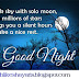 Black sky with solo moon! - Good Night Wishes