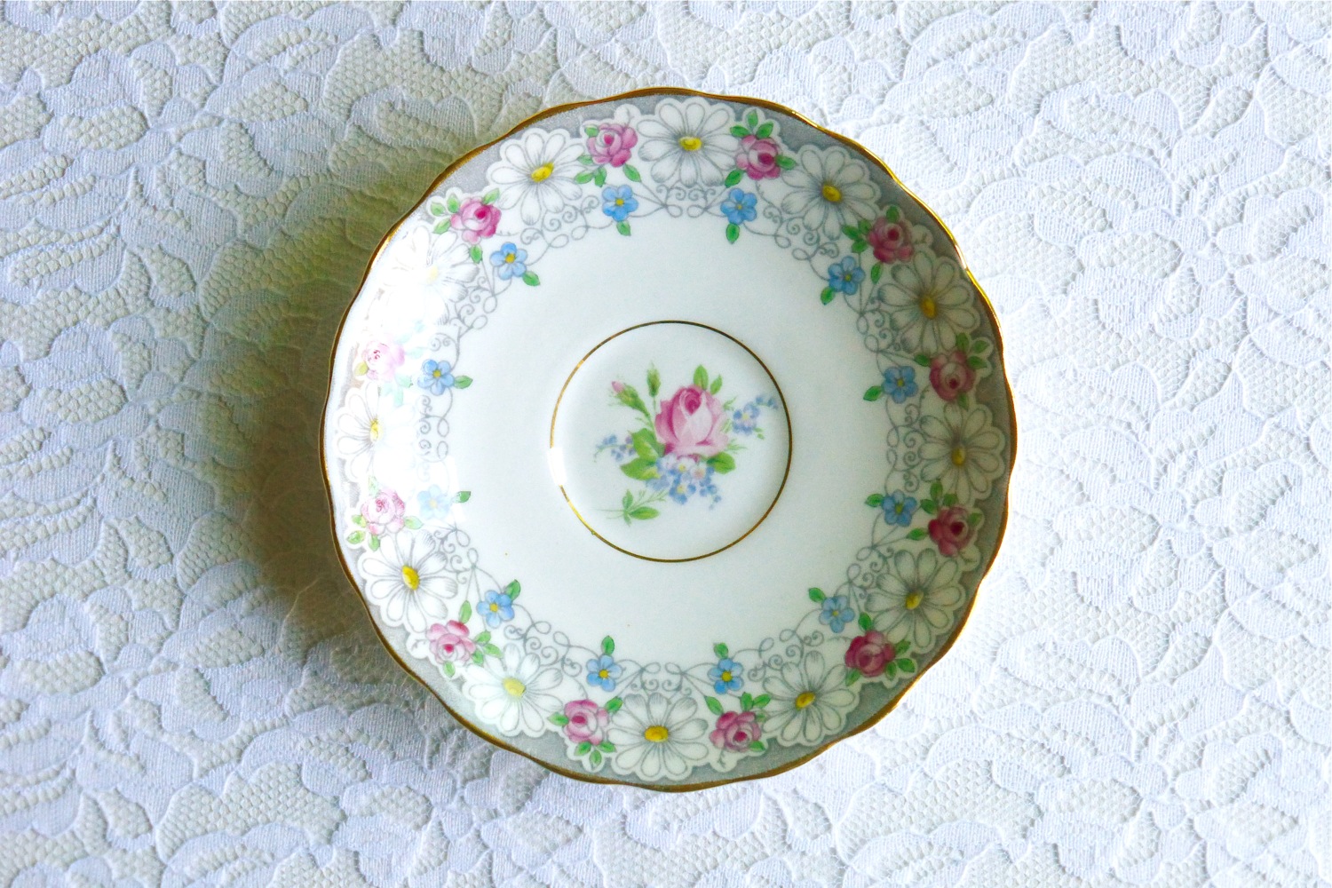Faffing With Vintage Tea Treasures Rosina Teacup & Saucer Under The