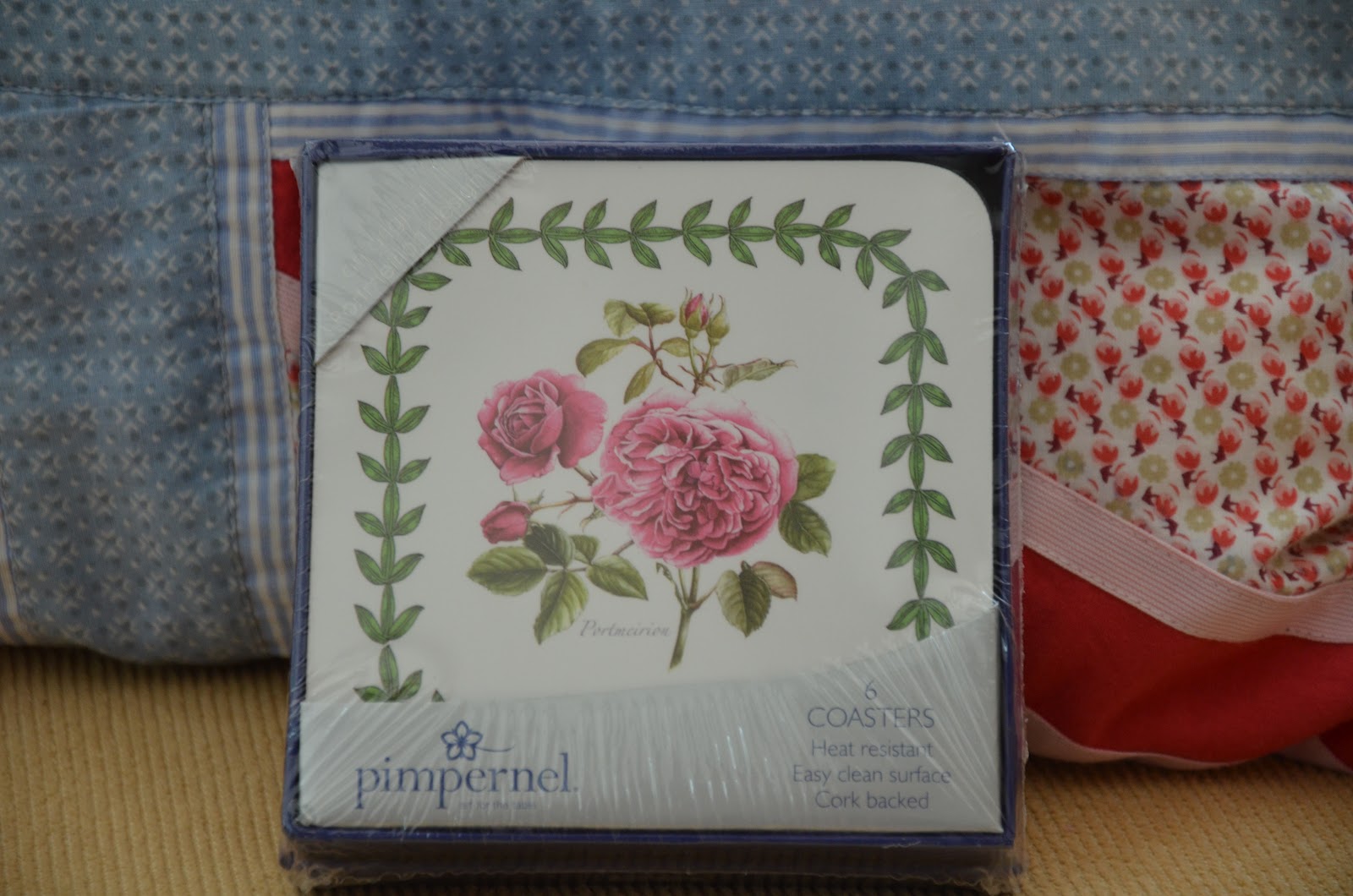 Kitch 'n' Chic Portmeirion / Pimpernel Botanic Roses 6x Placemats and