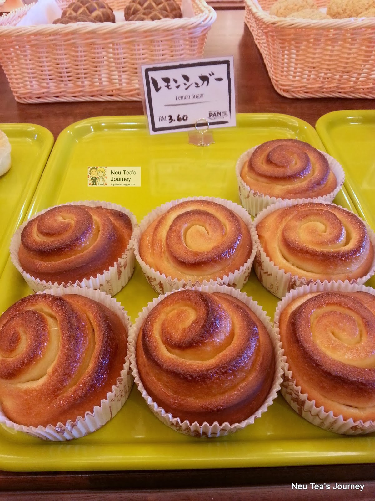 Neu Tea's Journey Part of the selection at Pan Kobo Cafe