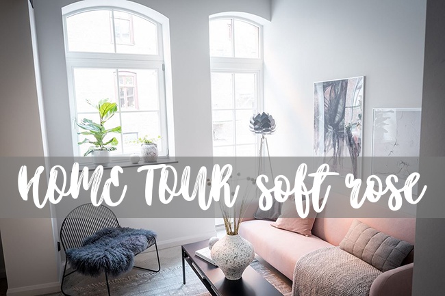 HOME TOUR: soft rose