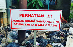 Kumpulan Slogan Dilarang Buang Sampah