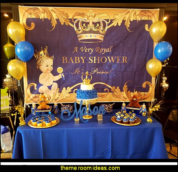 prince themed baby shower party favors