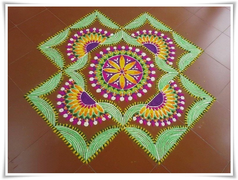 Latest Rangoli Design For Diwali Deepawali Best Sms