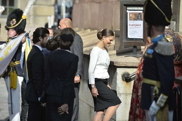 Queen Silvia, Crown Princess Victoria, Prince Daniel, Prince Carl Philip, Princess Sofia and Princess Madeleine