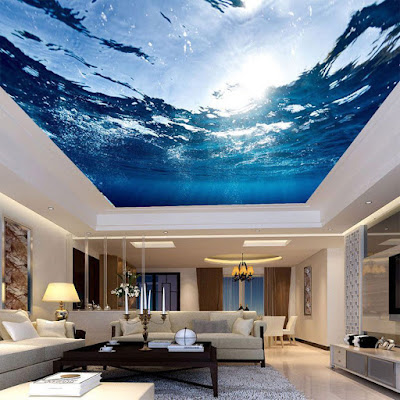 New 3d ceiling art designs for modern interior