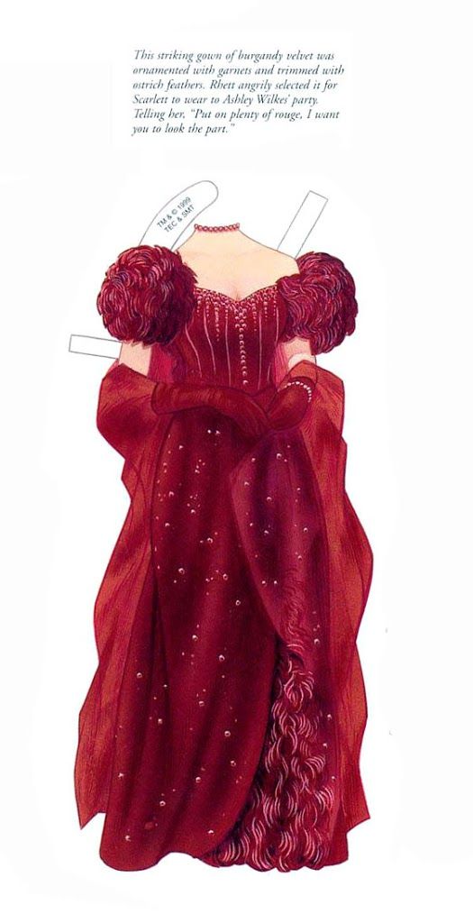 La garde-robe de Scarlett O'Hara ~ L'Art du bonheur