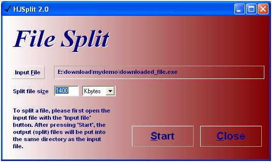 How to Split a File With HJSplit - Sagari chan