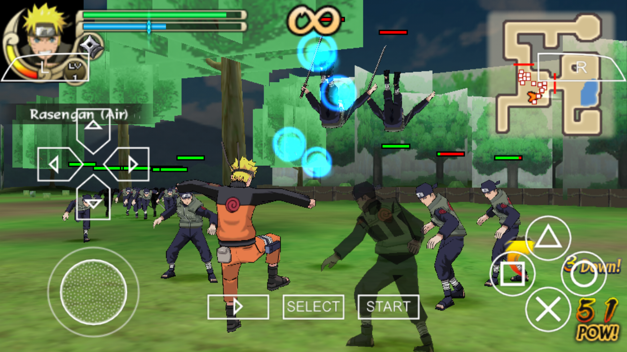 naruto shippuden ultimate ninja impact ppsspp android download