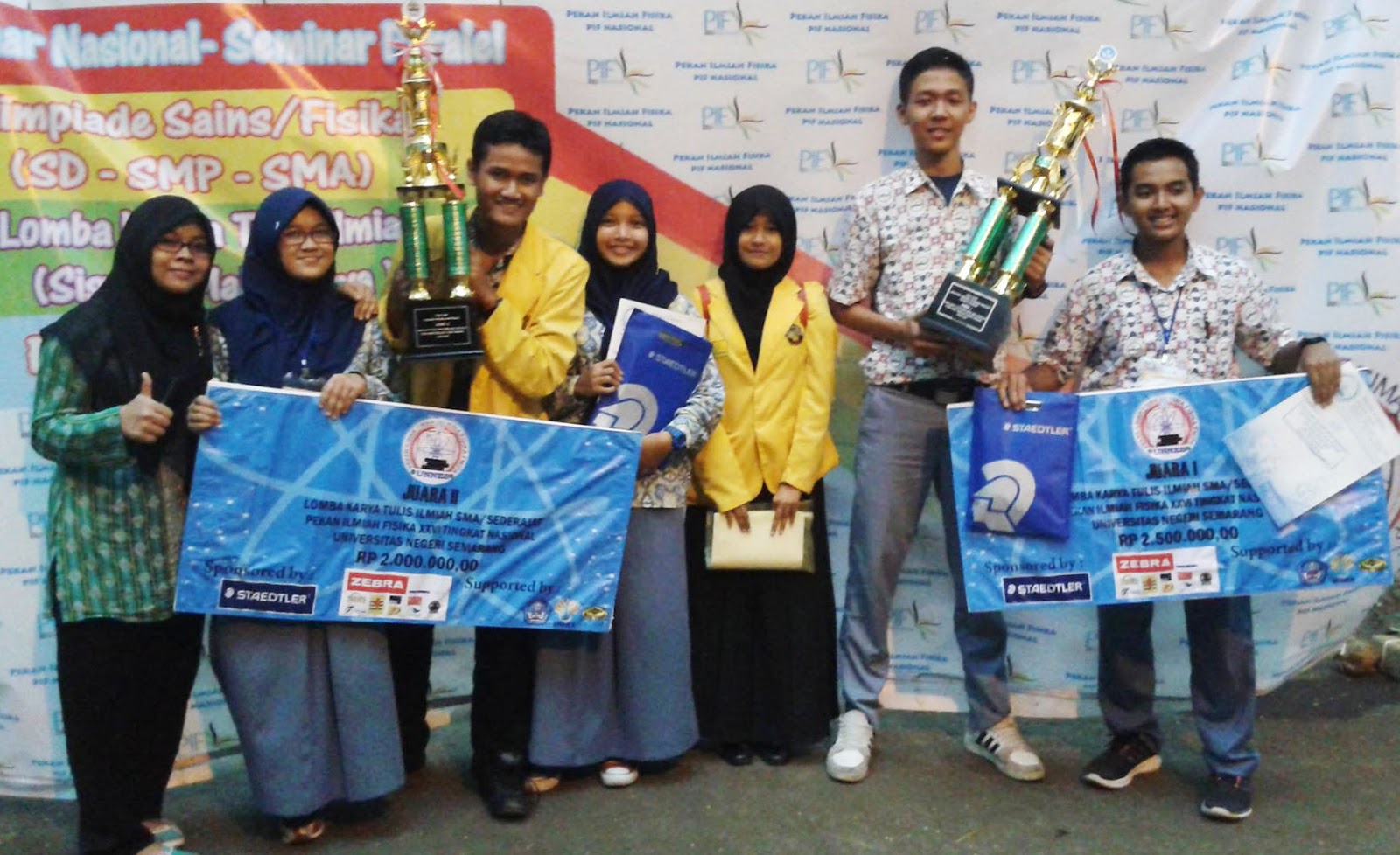 Welcome To My Blog Pemenang Lomba Karya Tulis Ilmiah SMA sederajat PIF 