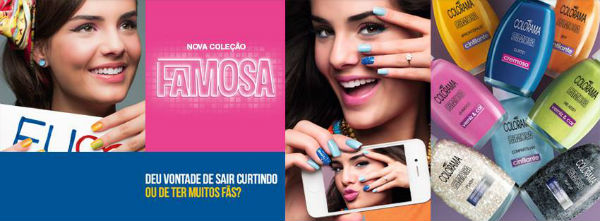 Coleção Famosa da Colorama esmaltes inspirados nas redes sociais