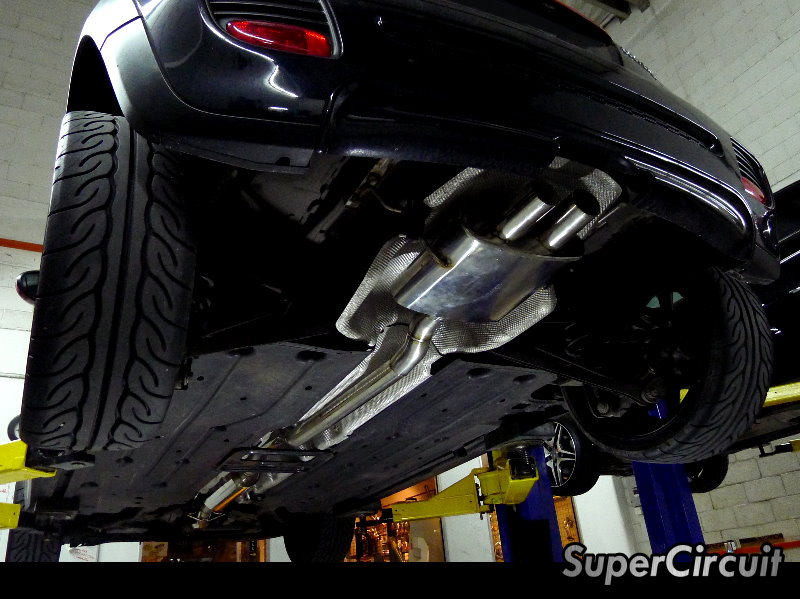 SUPERCIRCUIT Exhaust Pro Shop Mini Cooper S (R56) Turbo Downpipe & Full Exhaust Customization