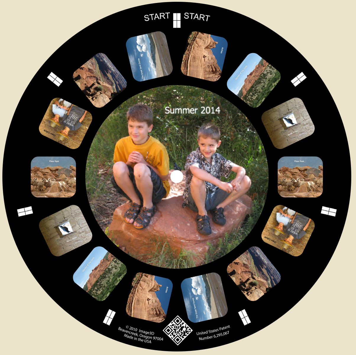 An Apel a Day Retro custom Viewfinder with your pictures! Perfect for