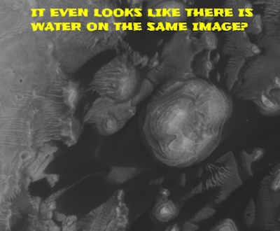 It looks like there is even water on Mars with these images.