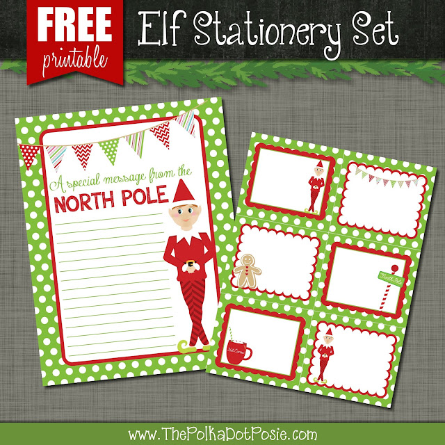 The Polka Dot Posie: FREE Printables for your Christmas Elf
