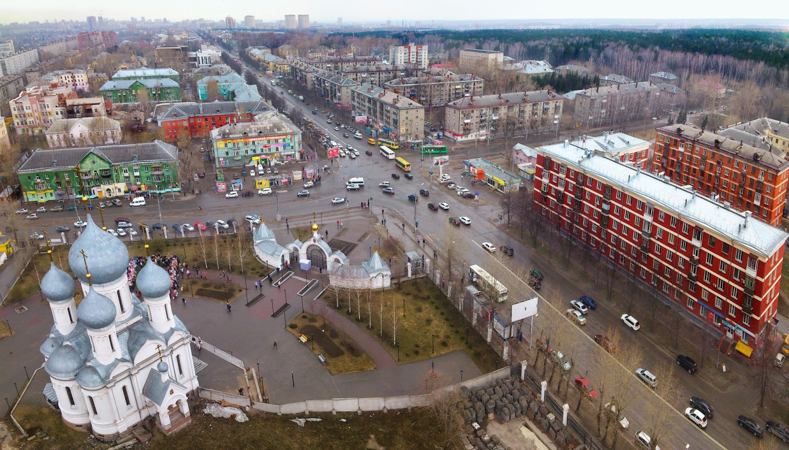 Ул. Богдана Хмельницкого с высоты