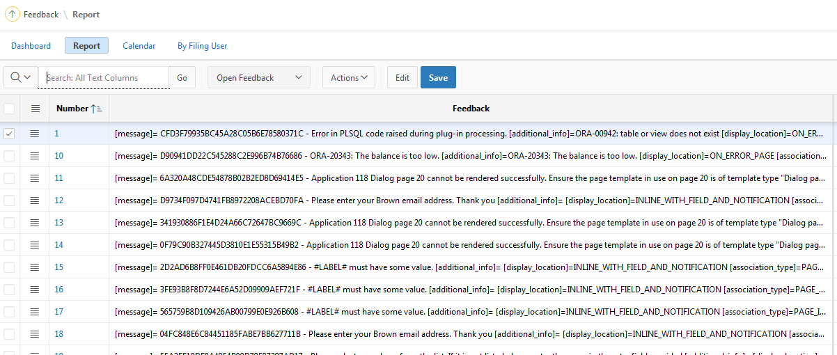 Apex Stuff In One Place Apex 5 1 Interactive Grid Limitation