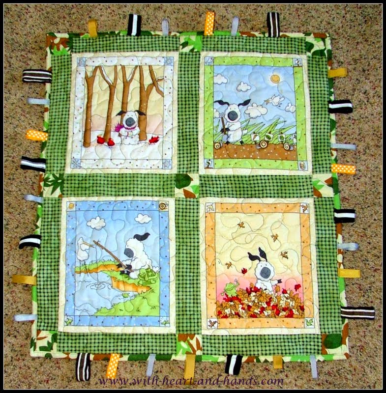 Michele Bilyeu Creates With Heart and Hands Making Fidget Quilts