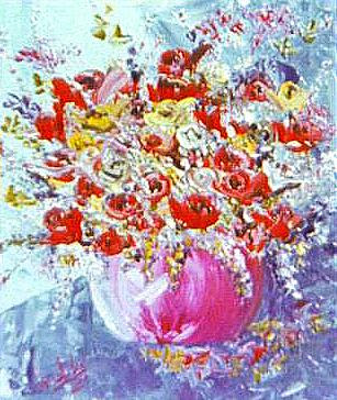 Oil on canvas 12 x 14 palette knife, 1973, Collector not recorded ~ Timeless Expression by Maguire