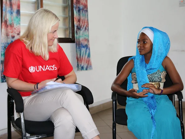 Crown Princess Mette-Marit has been engaged in the AIDS response since 2003 and advocates for the empowerment of women and young people at events and speaking engagements all over the world