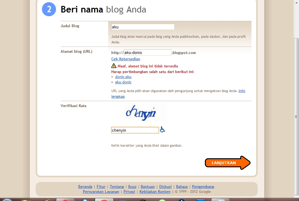 Cara membuat blog pada blogger/ blogspot | lingkaran