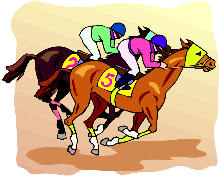 clip art of horse racing - photo #27