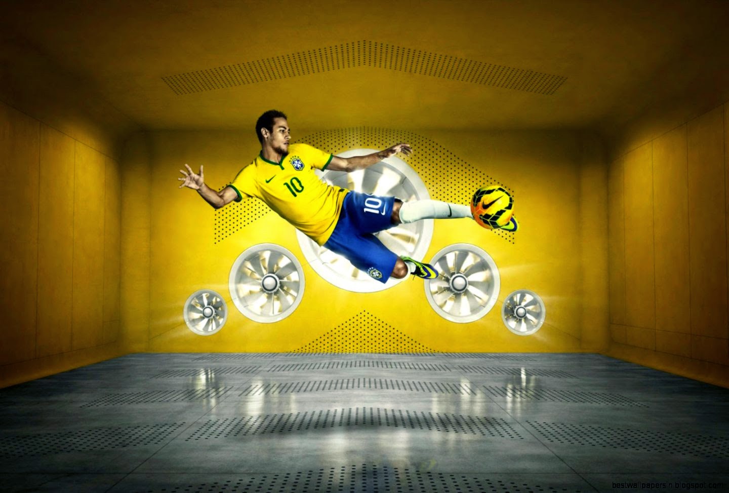 Brazil 2014 World Cup Home Kit – Sports Wallpaper Collections