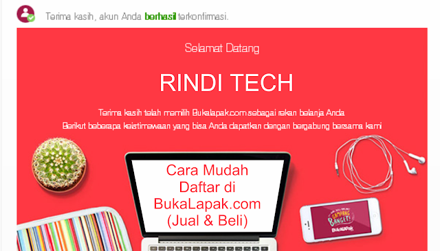 Cara Mudah Daftar di BukaLapak.com (Penjual & Pembeli)