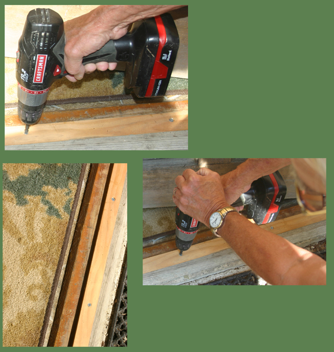 HSO House Repairing gap under front door