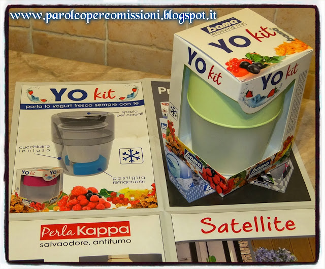 DIMMI CON CHI VAI E TI DIRO' CHI SEI: YO Kit porta lo yogurt fresco