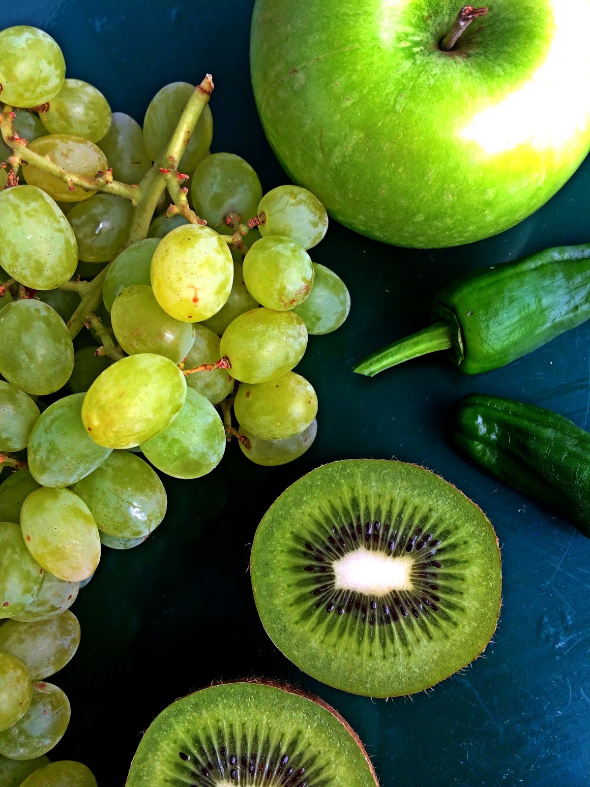 Passionately Raw! Green Fruit Skewers for St. Patrick's Day Party
