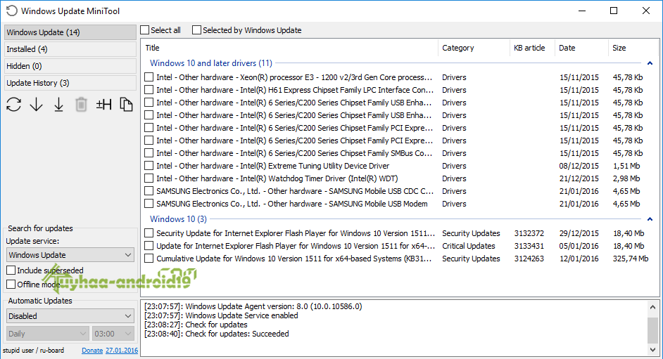 Mini tool update. Windows update minitool. intel watchdog timer driver что это. windows 2016 check update. intel watchdog timer driver где находится.
