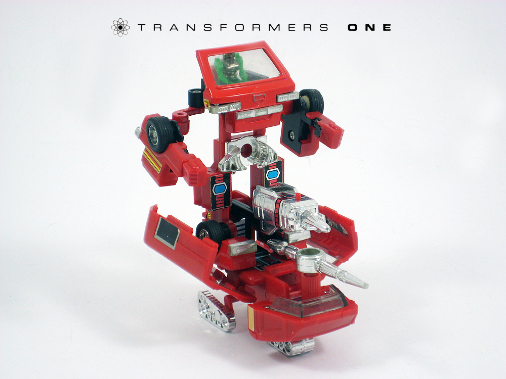 Transformers Square One Diaclone "Red Ironhide" Quickie