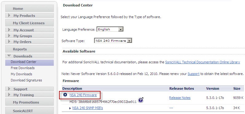 Sonicwall Sonicwall