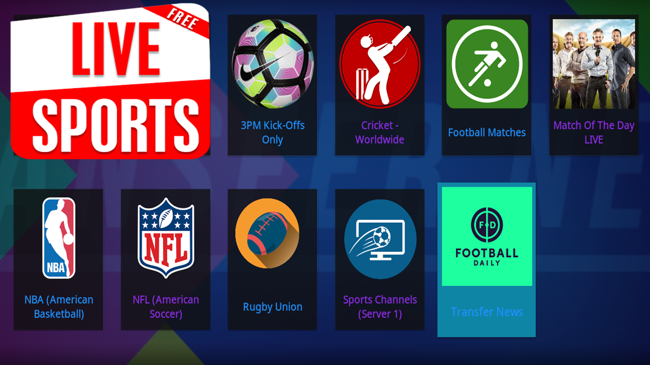NEW BEST LIVE SPORTS ADDON FOR KODI 2018 BEST SPORTS ADDON FOR KODI