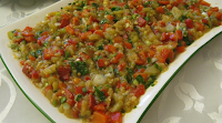 Sevilerek Yenen Lezzet Köz Sebze Salatası'nın Tarifi, Malzemeleri ve Yapılışı.